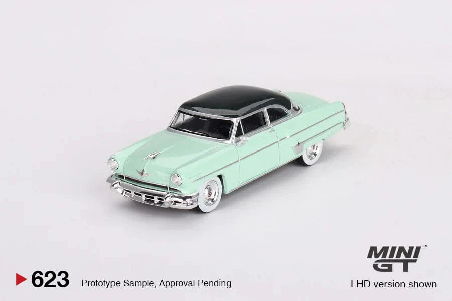 Mini GT 1/64 Lincoln Capri 1954 Parklane Green Diecast Model Car