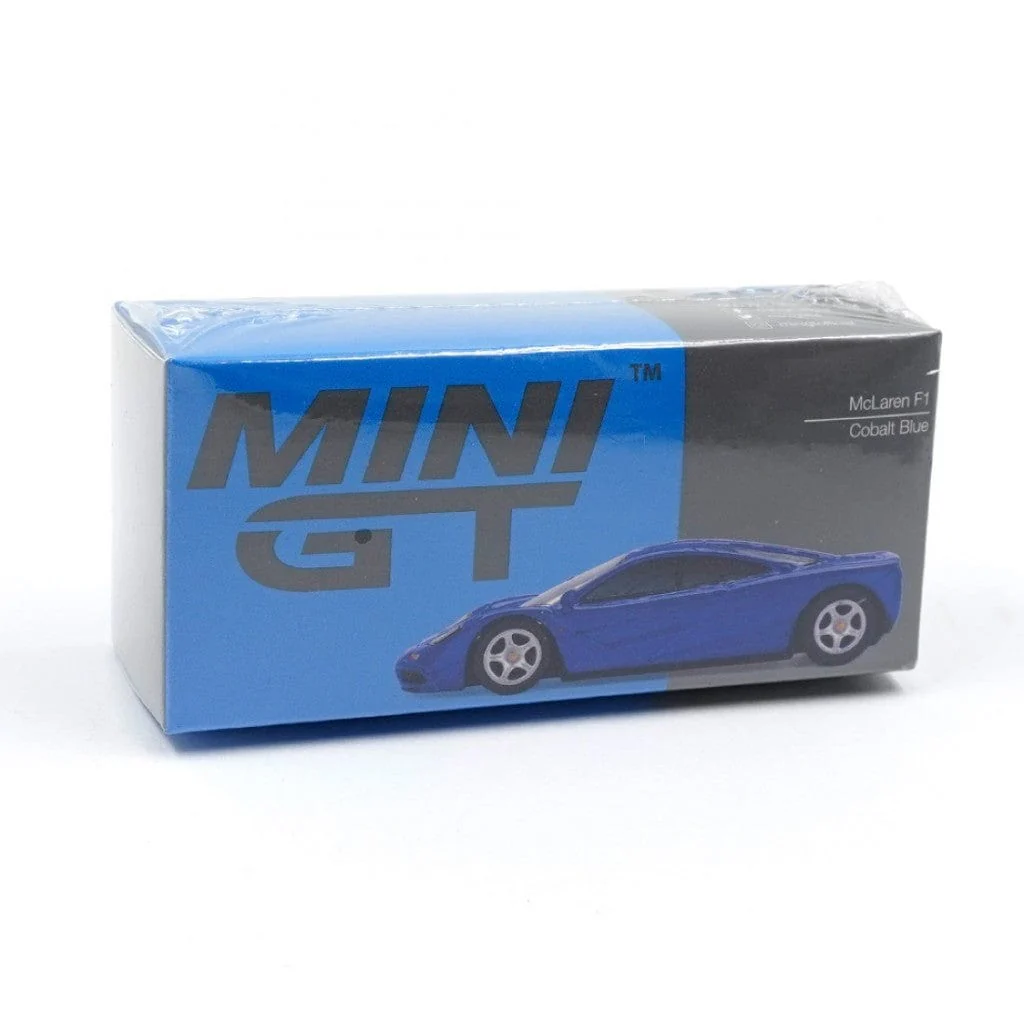 Mini GT 1/64 McLaren F1 Cobalt Blue (LHD) Diecast Model Car - Image 2