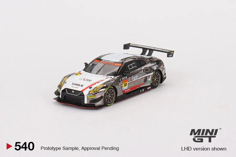 Mini GT 1/64 Nissan GT-R Nismo GT3 No.10 Tanax Diecast Model Car