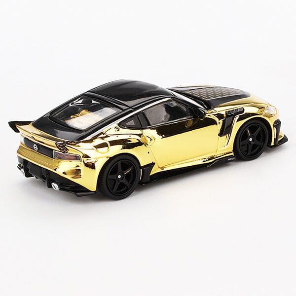 Mini GT 1/64 Nissan Z VeilSide FZ400 Gold Chrome - Image 3
