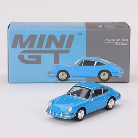 Mini GT 1/64 Porsche 901 1963 Quickblau (LHD) Diecast Model Car