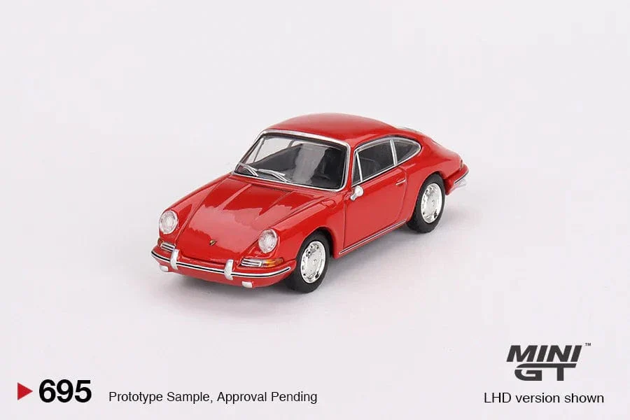 Mini GT 1/64 Porsche 901 1963 Signal Red (LHD) Diecast Model Car