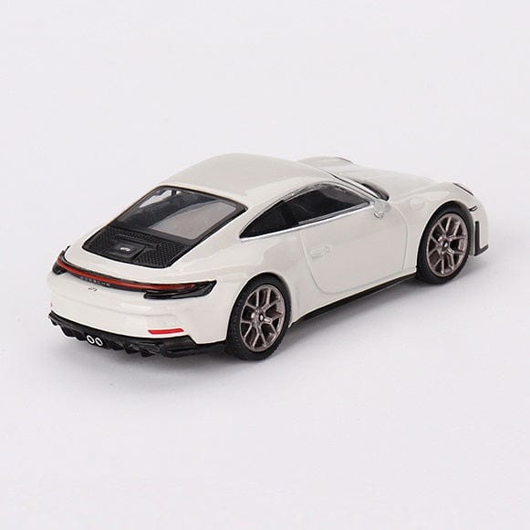 Mini GT 1/64 Porsche 911 (992) GT3 Touring Canyon Grey Diecast Model Car - Image 3