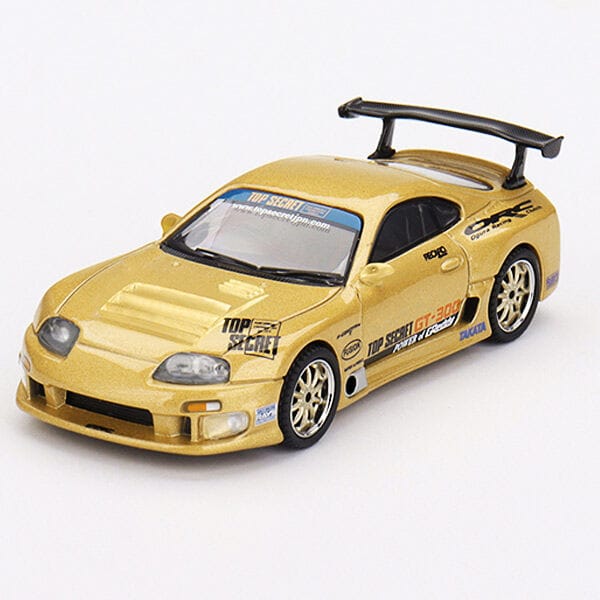 MiniGT 1/64 Toyota Supra JZA80 GT-300 Top Secret Gold