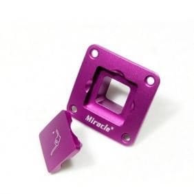 Miracle Square CNC Aluminum Fuel Plug/Fuel Dot With Fuel Filling Nozzle - Purple (1)**