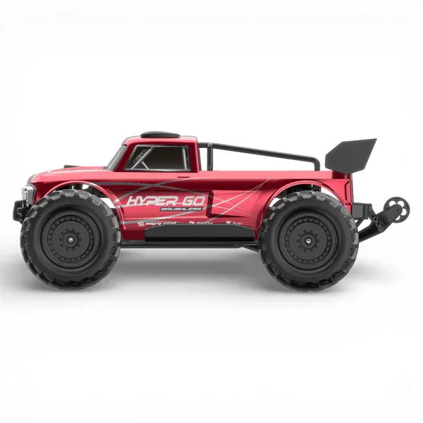 MJX 1/10 HyperGo 4WD 3S Brushless RC Truck (Red) - Image 2