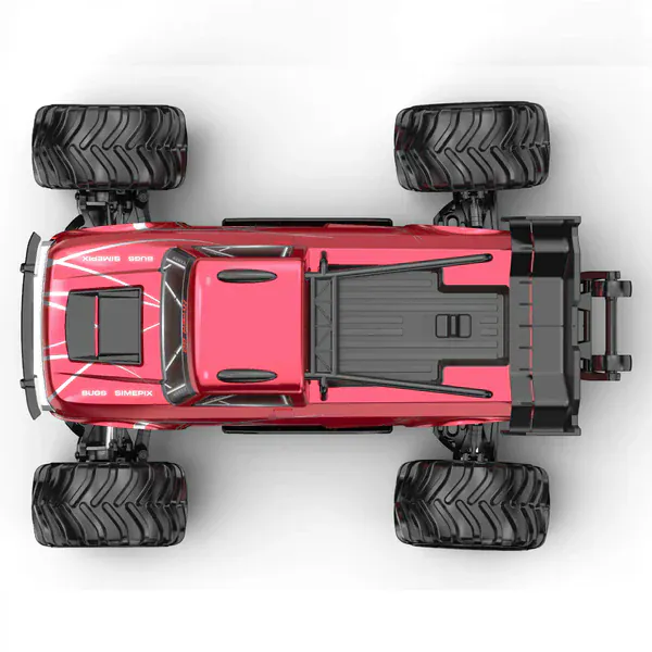 MJX 1/10 HyperGo 4WD 3S Brushless RC Truck (Red) - Image 5