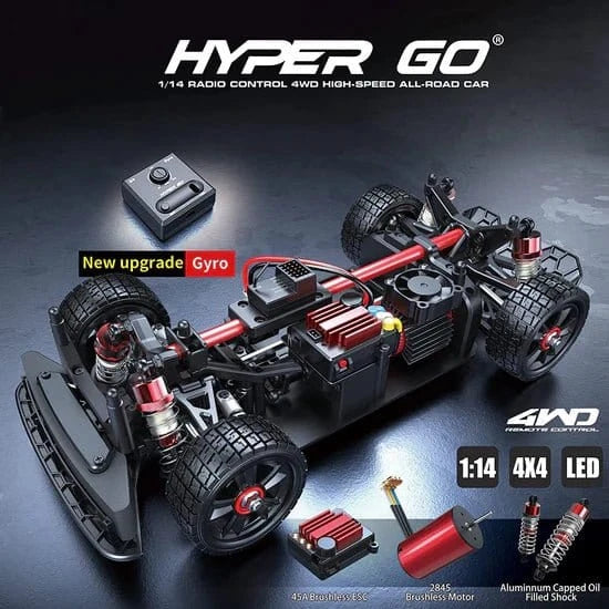 MJX 1/14 Hyper Go 4WD Brushless 2S On Road RC Truck [14301] - Image 3