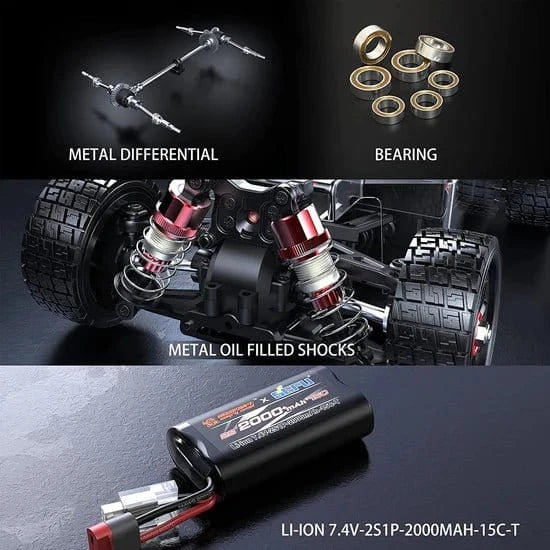 MJX 1/14 Hyper Go 4WD Brushless 2S On Road RC Truck [14301] - Image 4