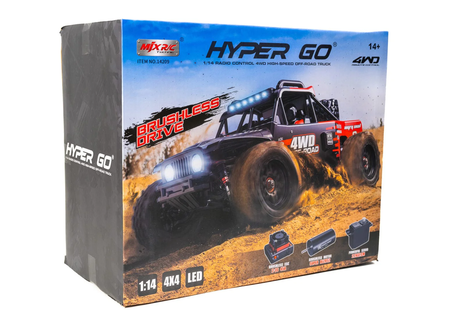 MJX 1/14 Hyper Go 4WD High-speed Off-road Brushless RC Truck [14209]** - Image 11