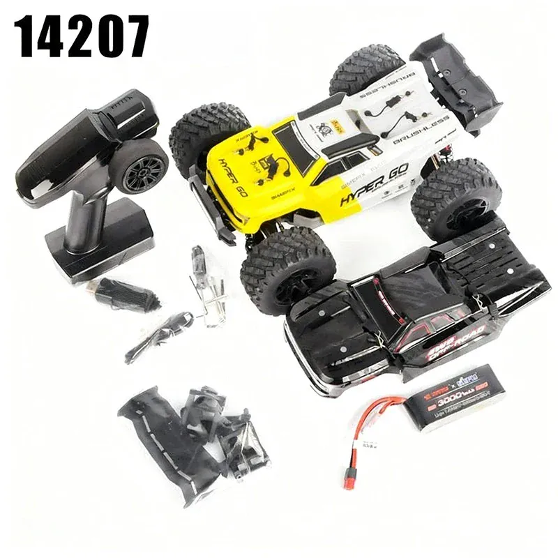 MJX 1/14 Hyper Go Brushless RC Truggy RTR [14207] - Image 5