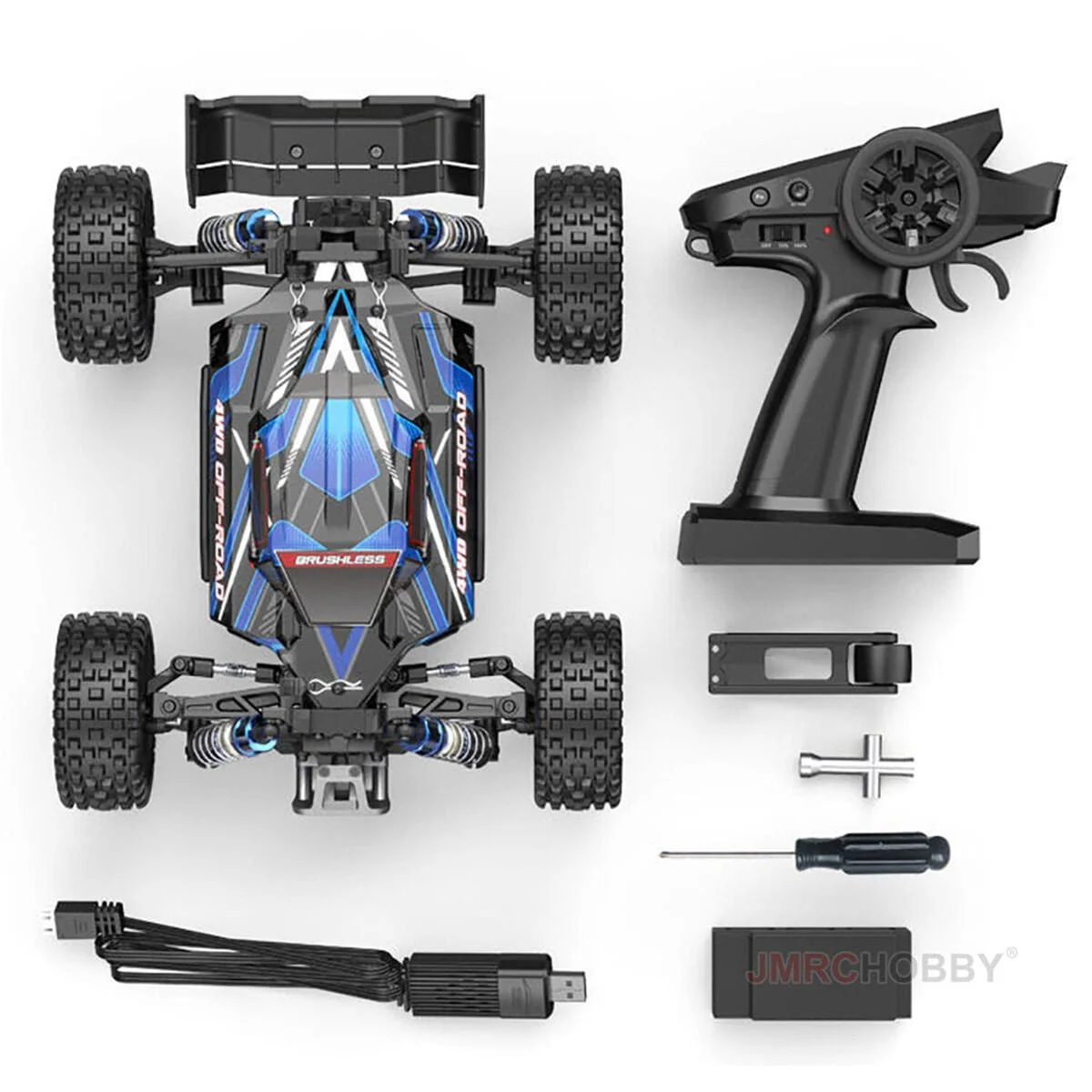 MJX 1/16 Hyper Go 4wd Off-Road Brushless 3S RC Buggy [16207] - Image 4