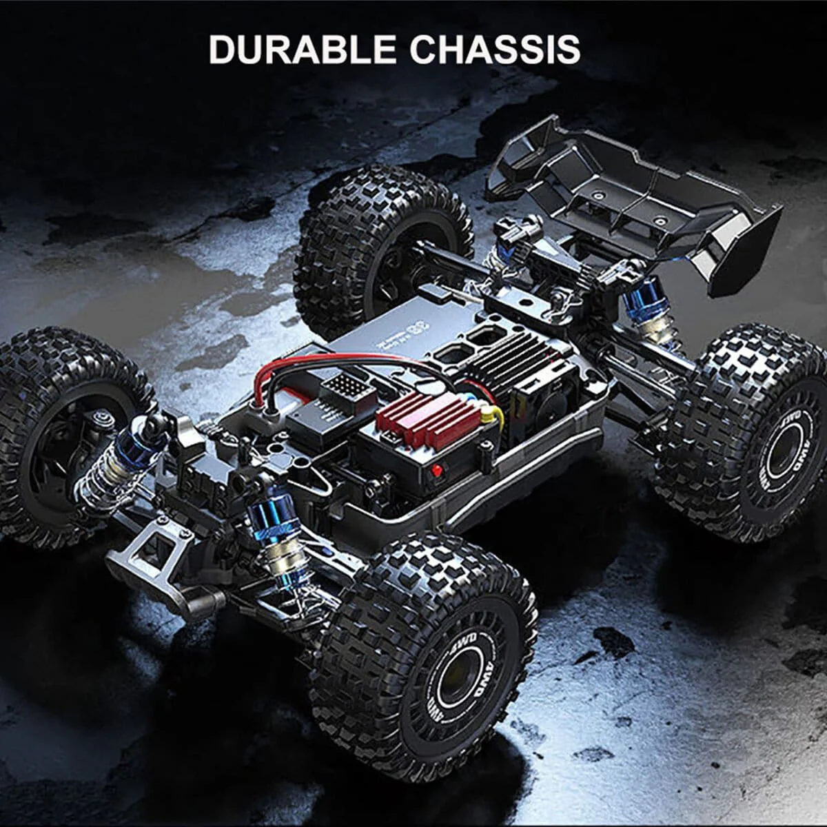 MJX 1/16 Hyper Go 4wd Off-Road Brushless 3S RC Buggy [16207] - Image 6