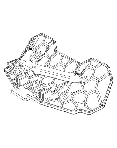 MJX 14110 Rear Bumper Assembly