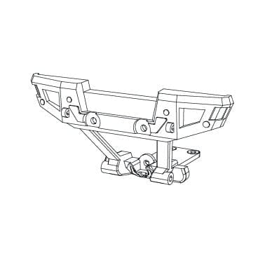 MJX 16110 Rear Bumper Assembly