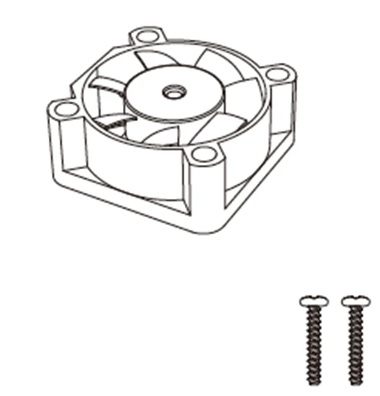 MJX 16397B ESC Fan
