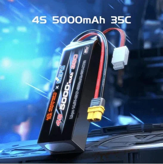 MJX 5000mah 4S 14.8V 35C LiPo Battery XT60