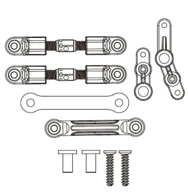 MJX Aluminium Steering Bellcrank Set [14430C]