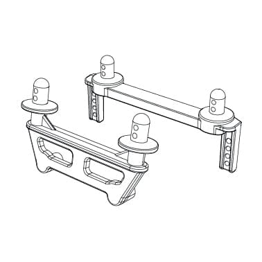 MJX F/R Body Posts [16281]