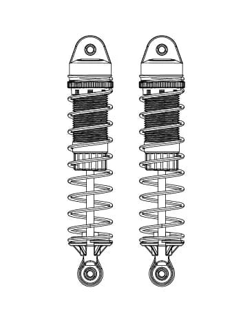 MJX  Front Shock Absorbers (2pcs) [10510]