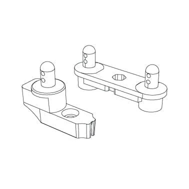 MJX Hyper Go Front and Rear Body Posts [16282]
