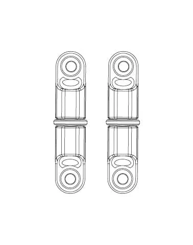 MJX Hyper Go Steering Linkages (2pcs) [14431]