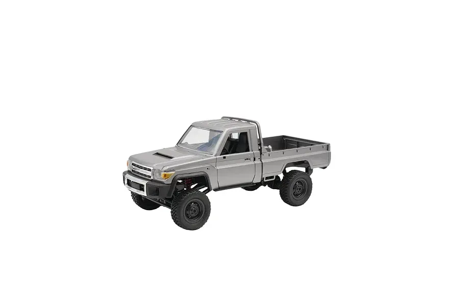 MN Model 1/12 Toyota LC79 4WD RC Crawler with LED Lights Silver - Image 2