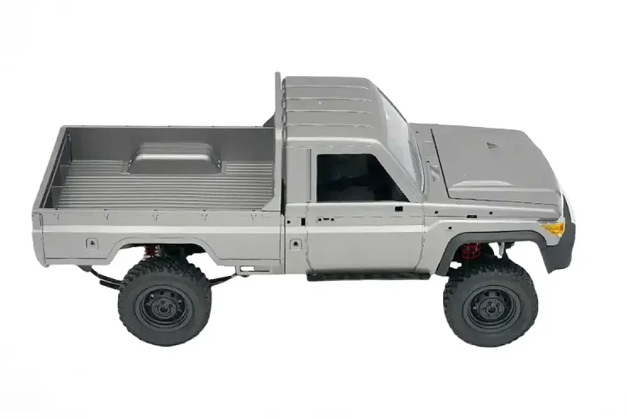 MN Model 1/12 Toyota LC79 4WD RC Crawler with LED Lights Silver - Image 3