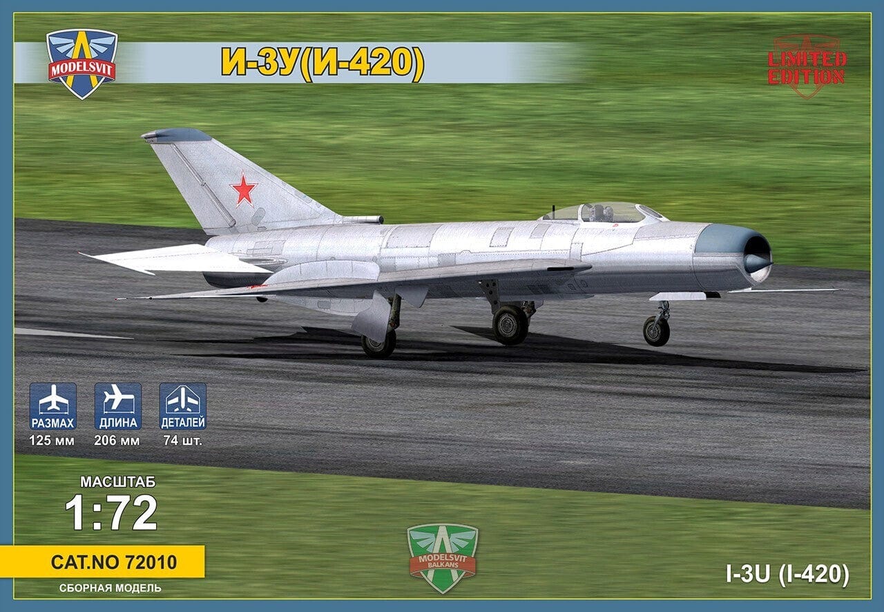 ModelSvit 72010 1/72 Mikoyan I-3U (I-420) Soviet interceptor Plastic Model Kit**