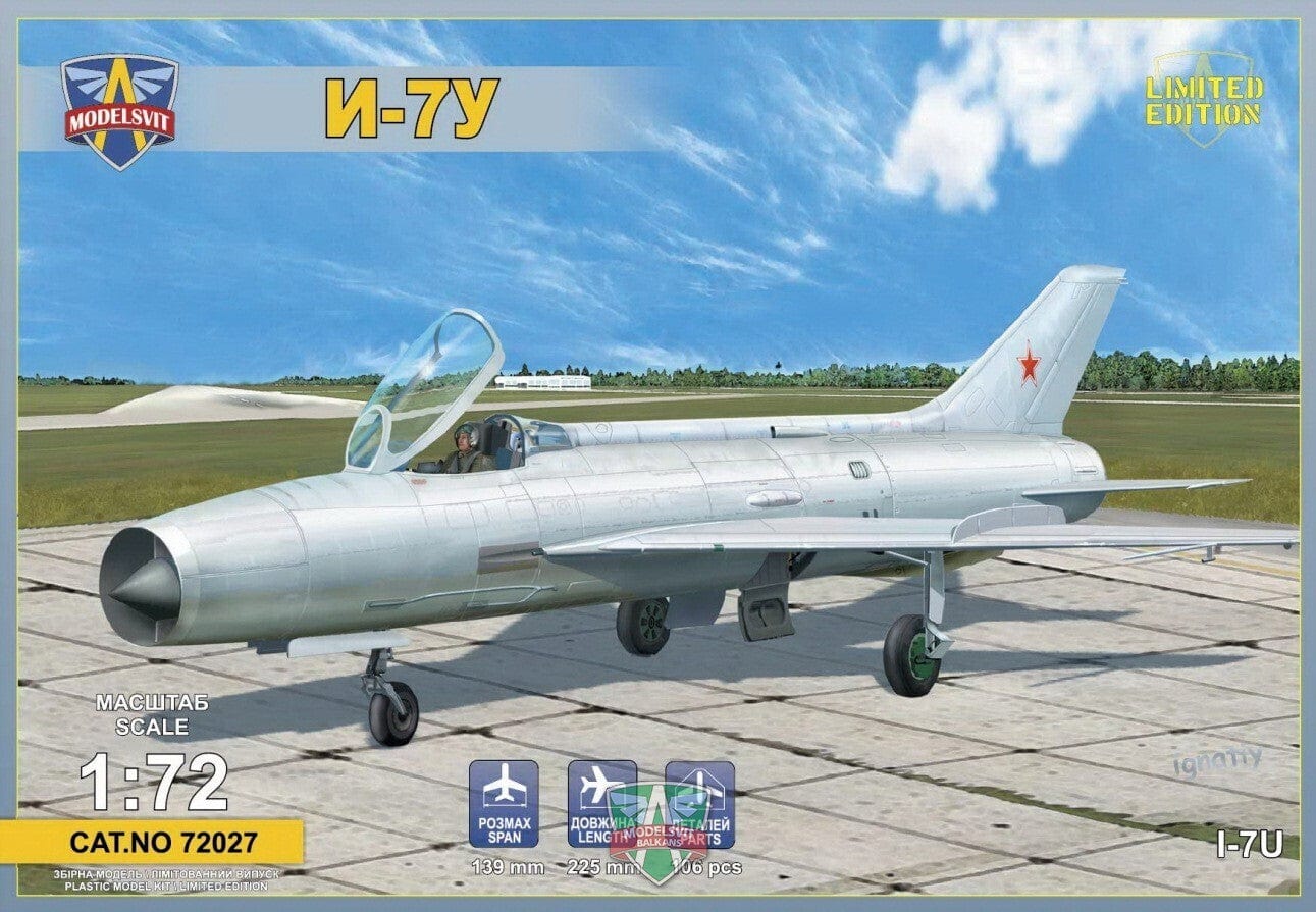 ModelSvit 72027 1/72 I-7U Supersonic interceptor prototype Plastic Model Kit**