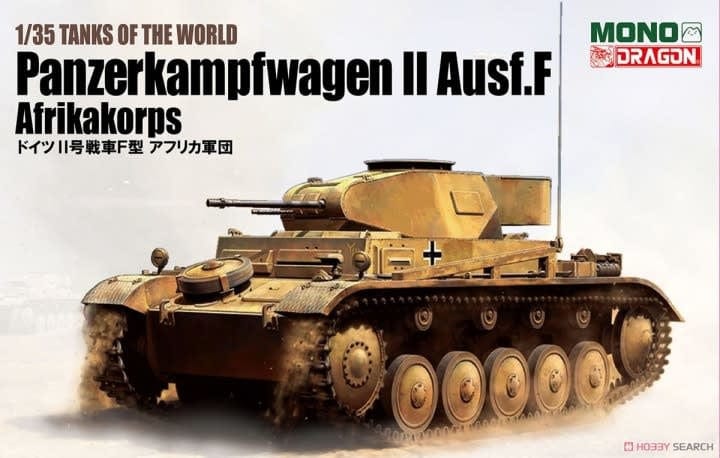 Mono X Dragon 1/35 Panzerkampfwagen II Ausf. F Plastic Model Kit**