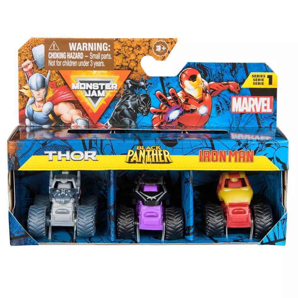Monster Jam Mini Marvel - 3 Pack Bundle - Image 2