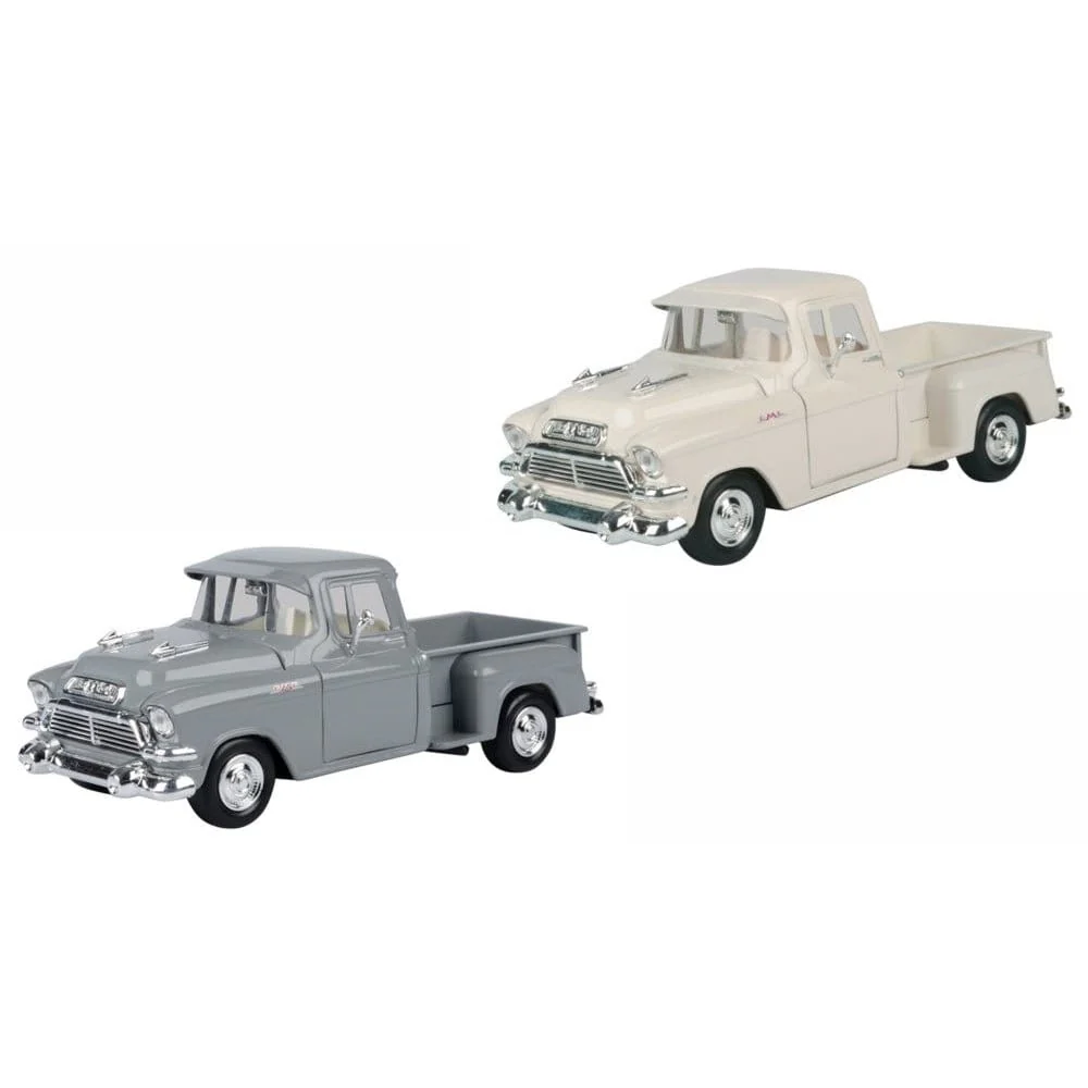 Motor Max 1/24 1957 GMC Blue Chip Pickup with Visor Assorted Colours (1)**