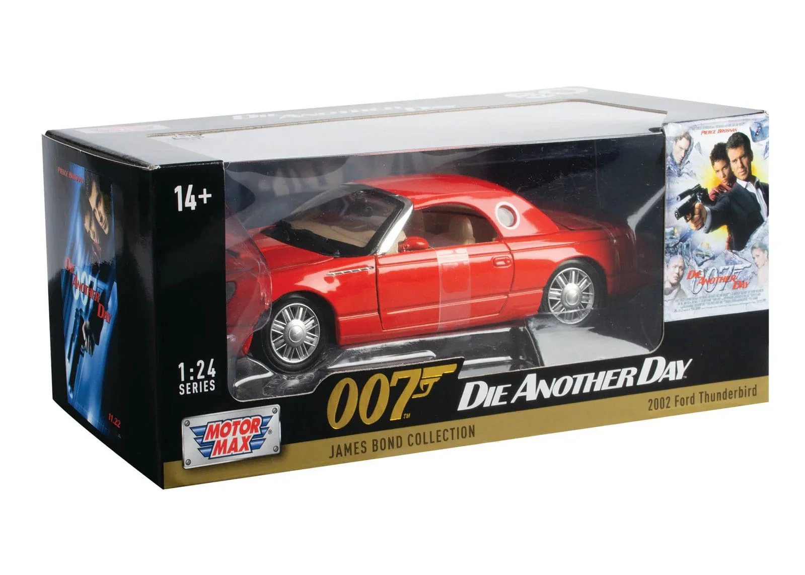 Motor Max 1/24 2002 Ford Thunderbird Hard Top - Die Another Day James Bond Car - Image 3