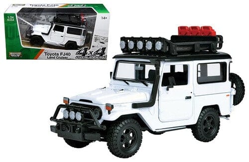Motor Max 1/24 Toyota FJ40 Land Cruiser Off Road - Assorted Colours