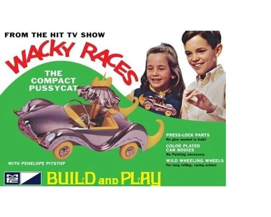 MPC 1/32 Wacky Races Compact Pussycat Plastic Model Kit**
