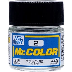 Mr Color 2 Gloss Black 10ml