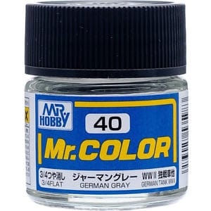 Mr Color 40 Flat German Grey 10ml