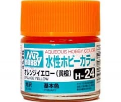Mr Hobby Aqueous 24 Gloss Orange Yellow 10ml