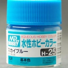 Mr Hobby Aqueous 25 Gloss Sky Blue 10ml