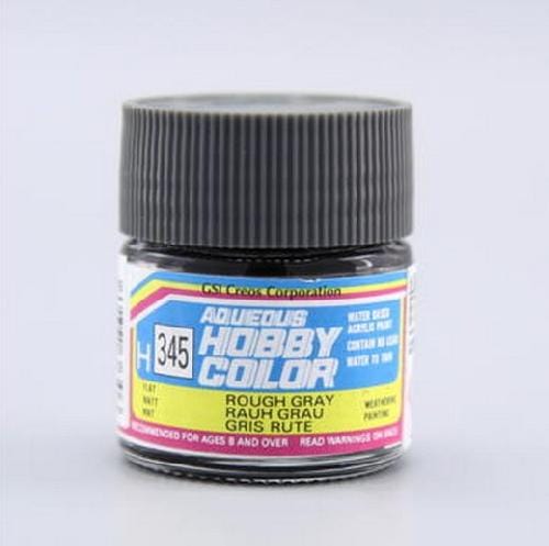 Mr Hobby Aqueous 345 Flat Rough Grey 10ml