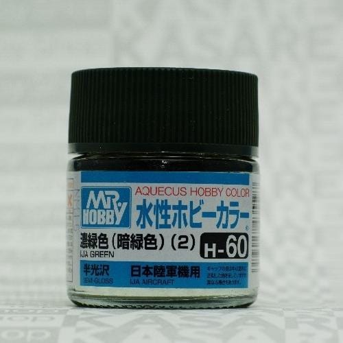 Mr Hobby Aqueous 60 Semi Gloss Ija Green 10ml