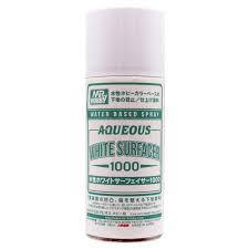 Mr Hobby Aqueous Surfacer 1000 White Spray 170ml