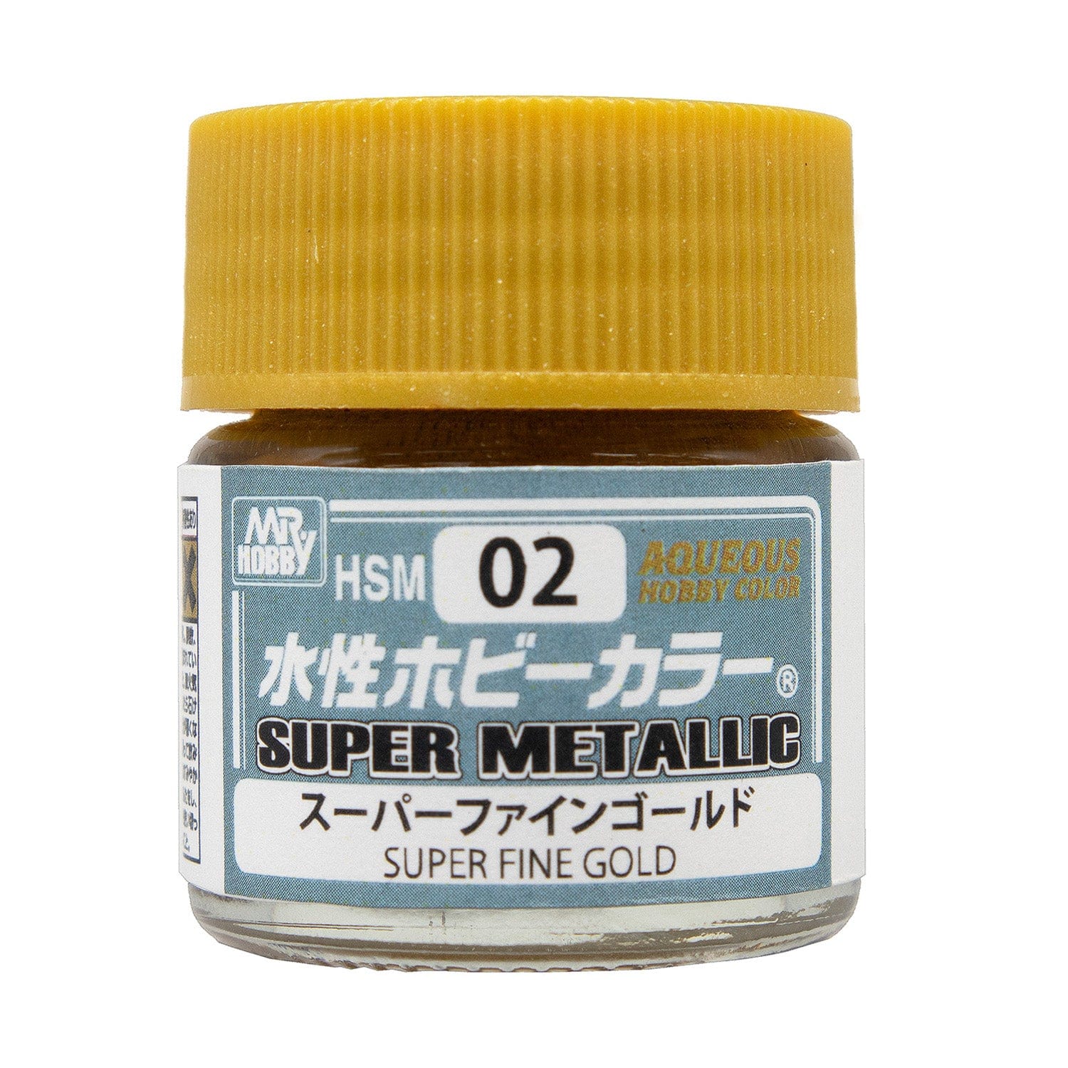 Mr Hobby HSM02 Aqueous Super Metallic Super Fine Gold 10ml