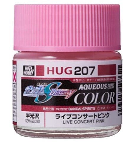 Mr Hobby HUG207 Aqueous Gundam Color Gundam Seed Live Concert Pink Acylic Paint 12ml