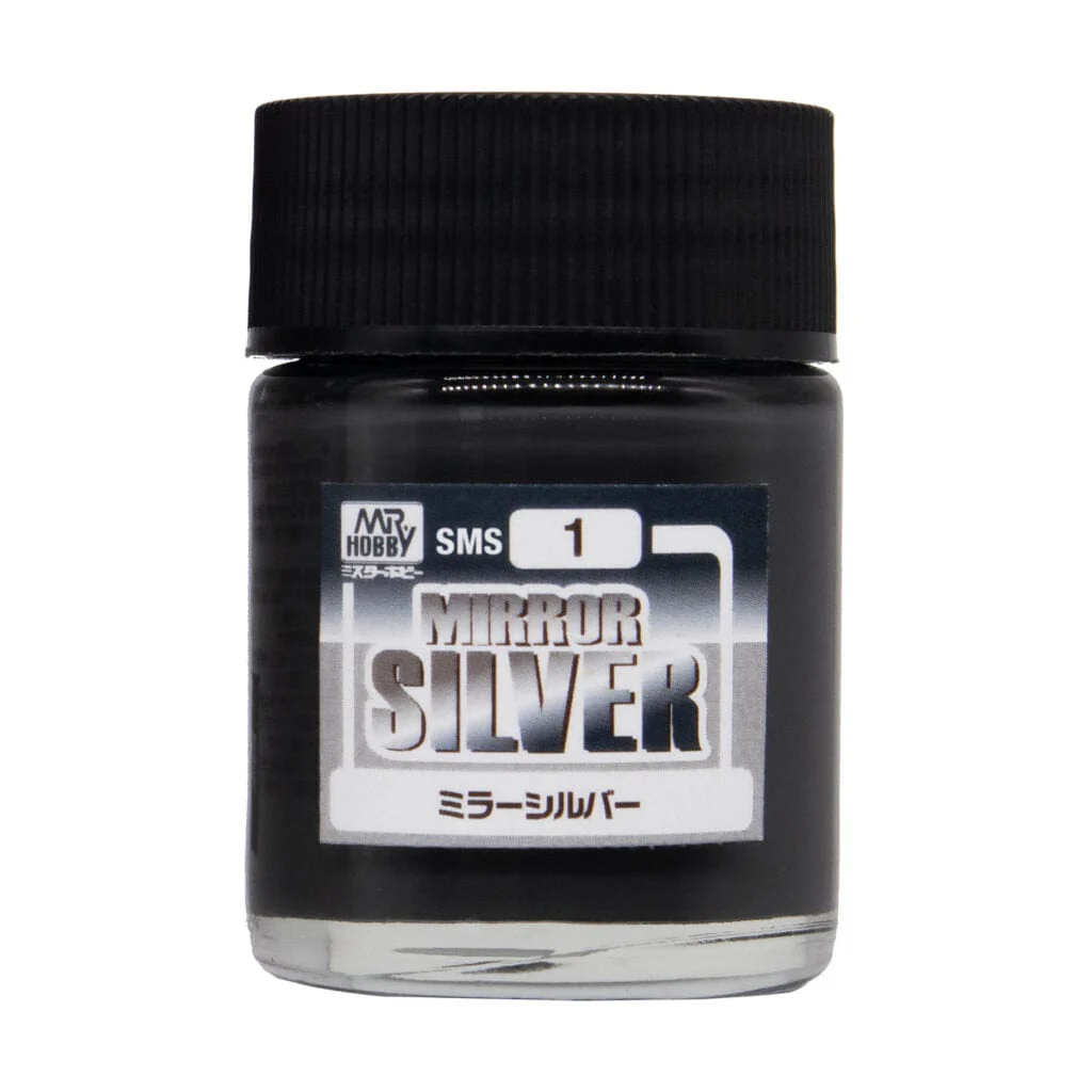 MR Hobby Mirror Silver 18ml Acrylic Resin Paint