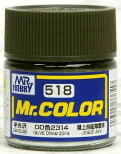 Mr Hobby Mr Color Olive Drab 2314 10ml