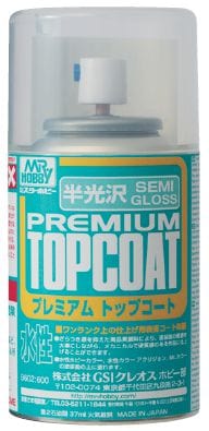 Mr Hobby Mr Premium Top Coat Semi Gloss 88ml
