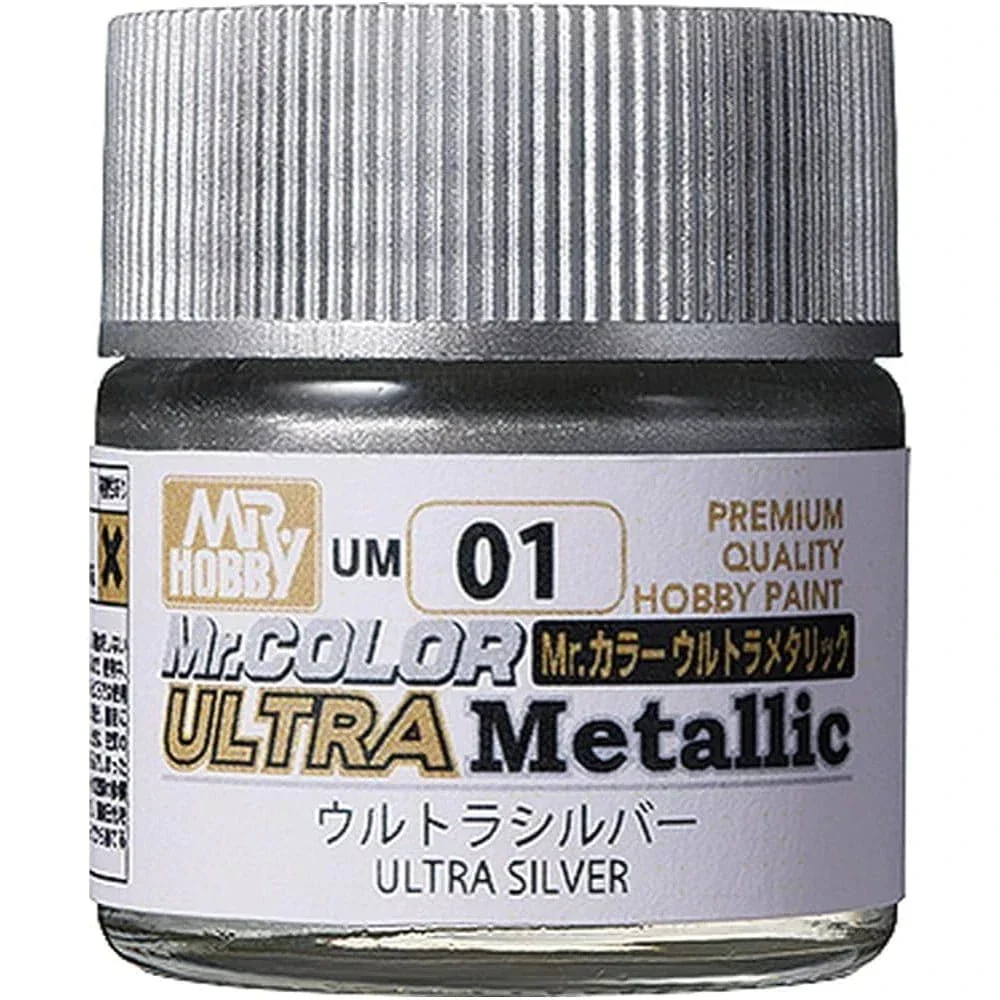 Mr Hobby UM01 Mr Color Ultra Metallic Silver 10ml