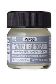 Mr Hobby Weathering Paste WP03 Wet Clear